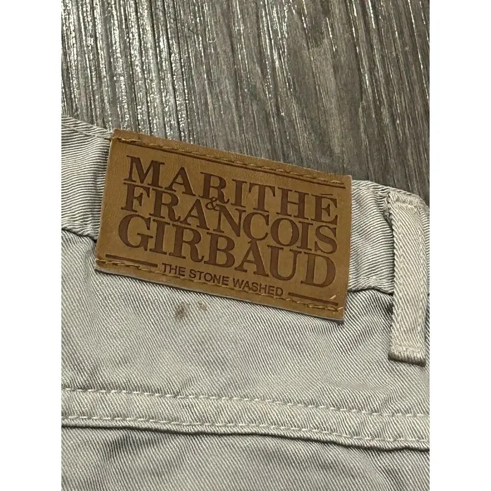 NOS Vtg 90s Marithe Francois Girbaud Mens 32x32‎ Baggy Relaxed Fit Jeans Gray